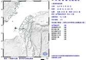 又搖了！金門16:51發生規模4.9有感地震　最大震度2級