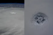 震撼！太空直擊樺加沙「巨大颱風眼」　太空人：擔心地面情況