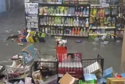 影/馬太鞍溪堰塞湖溢流！光復鄉超市內爆水災　6人一度受困
