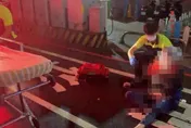 基隆廂型車深夜撞飛女騎士　肇逃又連撞3車棄車落跑