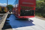 遊台驚魂！基隆中崙隧道遊覽車起火　40名韓籍旅客急逃生