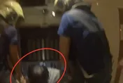 影/颱風夜北市男受困電梯驚魂　警消及時救援助脫困