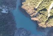影/馬太鞍堰塞湖最新空拍畫面直擊！蓄水量「剩6.6%」
