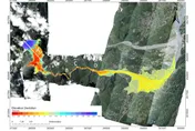 馬太鞍溪堰塞湖地形劇變　山體崩塌403公尺、河床高出50米