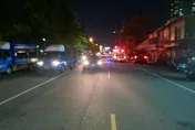 台中8旬婦捨斑馬線過馬路　下秒遭撞命危