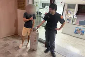 台東網紅咖啡廳瓦斯桶失竊　竊嫌「「有護腰」」警1小時破案