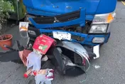 影/一個黑影閃過！台中驚悚車禍　女騎士無生命跡象緊急送醫