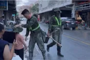 國軍救災「送帽給小女孩」帥氣舉動瘋傳　釣出愛妻發聲了