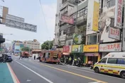 影/彰化知名壽司店火警　黑煙狂竄幸無人傷