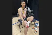 賽後腳底全是血！　羽球一哥周天成北極公開賽2連霸