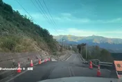 影/台8線93K「飛越大陡坡」落差3米　福壽山農場小編實測
