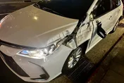 大安區小客車「A柱死角」遮眼　猛撞貨車尾幸無人傷