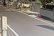 影/竹北嚴重車禍！騎士路口遭撞飛　撞擊瞬間畫面曝