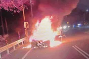 影/苗栗恐怖火燒車　夫妻負債「意外點燃」最終反悔逃命