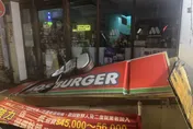 「風神」肆虐最新災情！北市文山區「漢堡店招牌砸落毀3車」