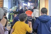 北市五分埔商圈火警　建物3樓冒火煙1人受傷送醫