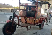 影/彰化芳苑鐵牛車上坡翻車「10傷者送醫」　駭人瞬間曝