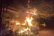 影/台中烏日大火1死1重傷　疑租賃糾紛前房客涉縱火已落網