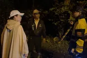 直擊/花蓮馬太鞍堰塞湖溢流到台9線　徐榛蔚深夜急勘查