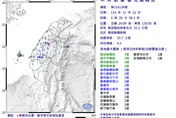 清晨04:26南投國姓鄉規模4.5地震　12縣市有感