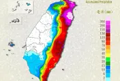 共伴效應加地形影響！宜蘭豪雨灌逾千毫米　僅次梅姬颱風