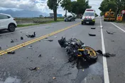 影/台9線小客車違規迴轉釀禍　19歲無照騎士重傷送醫