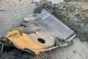 綠島海邊赫見疑似飛機蒙皮　待軍方檢視確認