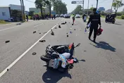 搶救無效！台南「2機車對撞解體」　65歲女慘死