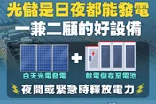 經濟部稱「光儲日夜都發電」　網友炸鍋：台灣科技重大突破