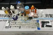 影/桃園警破製毒窟！逮1通緝犯、槍彈毒全抄