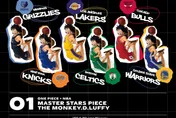 航海王×NBA重磅聯名！灌籃魯夫12月開賣　網嗨喊：湖人的太帥