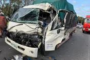 國道1號連環車禍！小貨車輪胎脫落害多車追撞　釀1死