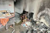 苗栗頭份透天厝火警　父子受困嗆傷送醫