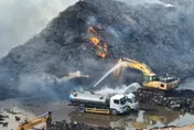 影/烏樹林暫置場悶燒遭傳有大量毒石棉瓦　環保局嚴正澄清
