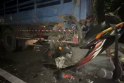 影/悚！雲林騎士「高速撞擊嵌入貨車尾」慘死