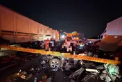 國1連環車禍1人頸椎斷裂亡！　砂石車駕駛竟肇逃