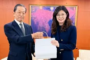 鄭麗文會晤日台交流協會會長　雙方聚焦核能與防災合作
