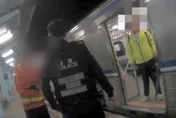 影/台鐵吉安站莽男搭霸王車　還猛推、毆打站務員