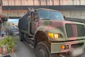 影/新竹空軍的卡車「苗栗出事」！疑視線死角釀連環車禍