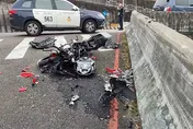 台中重機騎士暴衝噴飛墜橋下　頭部重創身亡