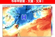 凍感直逼大陸冷氣團！平安夜全台濕冷　聖誕節「再探低溫」