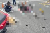 台南永康預拌水泥車撞機車　60歲婦頭臉撕裂傷送醫