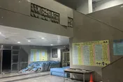 影/平安夜6.1地震傳災情　台東體中牆壁龜裂、天花板掉落