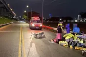 新北三重疏洪道車禍　2女機車雙載自撞1人命危