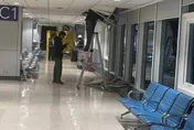 宜蘭地震桃機天花板掉落！已完成封鎖處理　桃捷恢復行駛