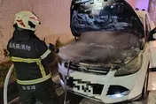 影/歲末年終換車片！嘉義台82線驚見「引擎狂燒車報銷」