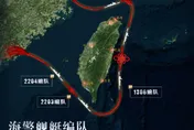 陸海警「環台執法巡查」路線公布　官媒：給台灣打了個中國結