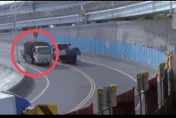 影/五股貨車漏油害騎士慘摔　警揪司機最重罰1.8萬