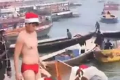 影/日網紅恆河聖地小便惹眾怒　團隊致歉後切割稱第三者所為