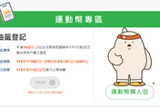500元運動幣限量60萬份　年滿16歲就可抽籤